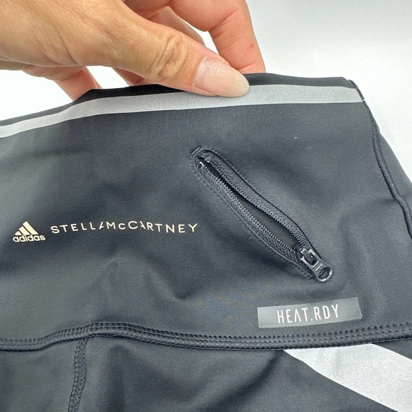 Adidas Stella McCartney Truepace Heat.Rdy 3/4 Running Tights Black Size XS - Picture 9 of 11